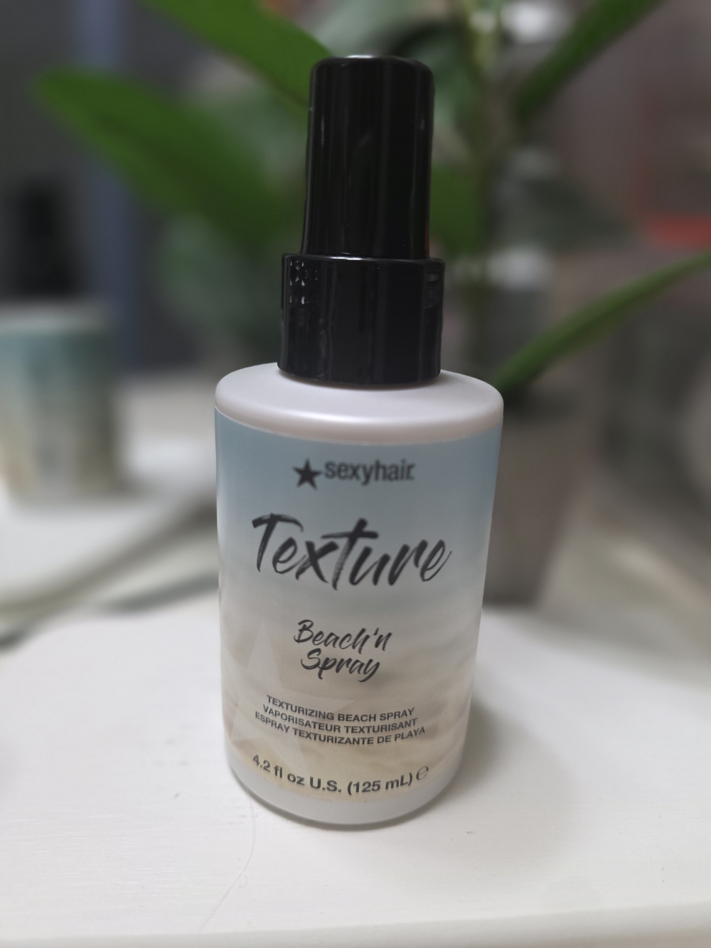 SexyHair Texture Beach'n Spray - Light Blue & White Bottle